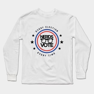 Nerds Vote Circle Long Sleeve T-Shirt